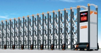 Cổng xếp hợp kim nhôm CO350-04