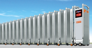 Cổng xếp có lá chắn CO480 - 11