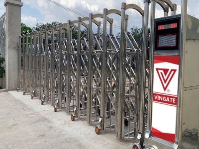 Dự Án: Cổng Xếp Tự Động KCN Bến Cát Bình Dương